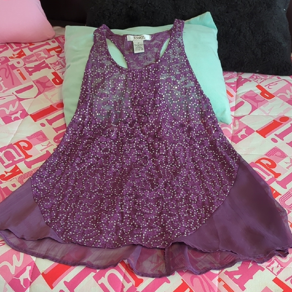 Purple Sleeveless Top